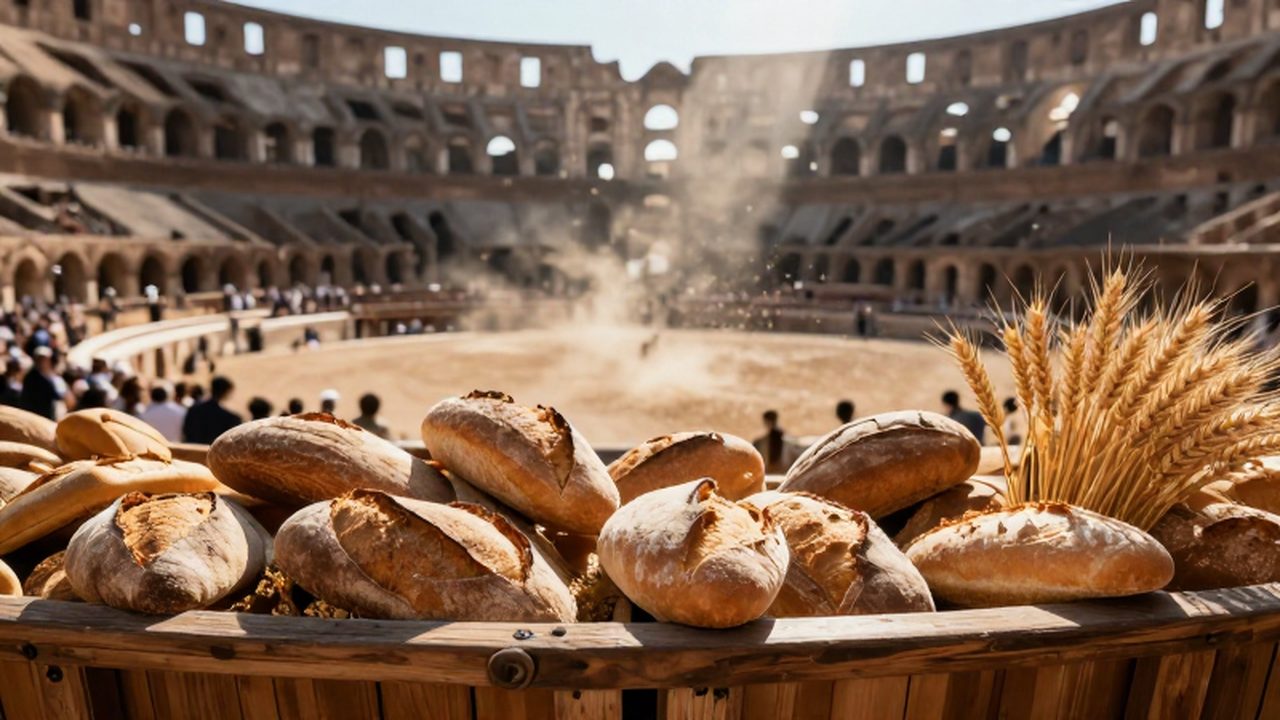 Pan Base Roma Pan y circo en la Antigua Roma: estrategia de control social